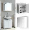 Specchio contenitore bagno Vicco Ruben Bianco 60 x 60 cm, Anteprima dell’immagine prodotto 2