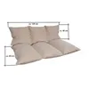 Lot de coussins de palette 120x80 cm de jardin avec Voir les images du produit 2