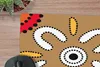 MuchoWow® Mauspad Mousepad Design - Blumen - Punkte 30x30 Produktbild-Vorschau 2