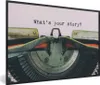 MuchoWow® MuchoWow® Gerahmtes Poster Schreibmaschine - Produktbild-Vorschau 1