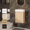 Waschbecken mit Unterschrank 40 cm Sonoma Eiche – JINDOLI Produktbild-Vorschau 3