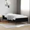 Bettgestell Schwarz 90x200 cm Holzwerkstoff und Metall Produktbild-Vorschau 3