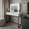 Toaletní stolek BLANCO LOFT se zrcadlem a osvětlením bílý Náhled obrázku produktu 1