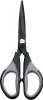 MAUL Schere Kunststoff Gummi Stahl Metall 15 cm schwarz Produktbild-Vorschau 1