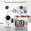 Dětská chůvička s kamerou, 3,2palcovým digitálním LCD Náhled obrázku produktu 5