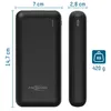 ANSMANN Powerbank 20000mAh - Power Bank 2 USB porty a LED Náhľad obrázku produktu 4