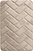 50 x 80 cm Tapis de bain antidérapant 3D 7288 beige Voir les images du produit 1