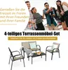 COSTWAY 4 TLG. Sada zahradního nábytku, zahradní nábytek s Náhled obrázku produktu 4