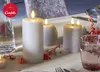 Candela Lights LED Kerzen 2er Set Ø7,5x15cm taupe rustic Produktbild-Vorschau 3