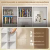 HOMCOM CD/DVD-Regal für 835 CDs oder 500 DVDs, mit 27 Produktbild-Vorschau 5