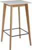 FineBuy Stehtisch 60x110x60cm Weiß Bartisch Skandinavisch Produktbild-Vorschau 2