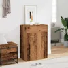 vidaXL Armoire à chaussures imitation vieux bois 60x35x84 Voir les images du produit 3