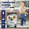 MuchoWow® Koffer Handgepäck Trolley Rollkoffer Kleine Produktbild-Vorschau 2