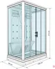 Dusche Duschkabine D27-TH-EC-EA Duschtempel Sauna 140x90 cm Produktbild-Vorschau 4