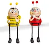 Décoration de jardin à énergie solaire Abeille avec pattes Voir les images du produit 2