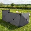 Outsunny Windschutz faltbar Camping Sichtschutz mit Produktbild-Vorschau 8
