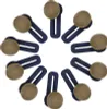 CANDeal 10pcs Jeans Retractable Button Verstellbarer Produktbild-Vorschau 1