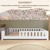 Crazy Pine Detská posteľ 80x160 cm – Biely Montessori Náhľad obrázku produktu 4