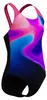 SPEEDO Print Splashback One Piece DkPNK/BLK DkPNK/BLK 152 Produktbild-Vorschau 2