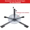Tragbarer Schirmständer aus Eisen, klappbar, stabiler Produktbild-Vorschau 2