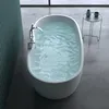 doporro Freistehende Badewanne inkl. Armatur Vicenza605 Produktbild-Vorschau 3