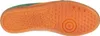 The underside of a green and orange sneaker is shown against a white background. Produktbild-Vorschau