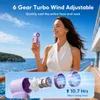 Mini Ventilator mit 6 Stufen, LED Display USB-C, 3000mAh Produktbild-Vorschau 7