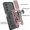 An exploded view diagram of a phone case with labels pointing to its different components. Produktbild-Vorschau