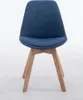 Besucherstuhl HLO-CP2 V2 Natura Stoff  blau Produktbild-Vorschau 1