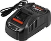 A black Bosch battery charger with a black power cord. Anteprima dell’immagine prodotto