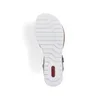 Rieker Damen-Sandalette Silber-Weiß, Farbe:multicolor, EU Produktbild-Vorschau 13