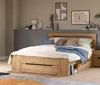 Canu Bett 140x200 cm 3 Schubladen grau, Eiche Nachbildung. Produktbild-Vorschau 5