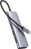A UGREEN 6-in-1 USB C PD-Adapter hub is shown against a white background. Produktbild-Vorschau