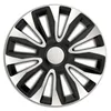 13" Zoll Radkappen Schwarz/Silber Radzierblenden Radblenden Produktbild-Vorschau 2