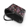 A shopping basket with a floral pattern. Produktbild-Vorschau