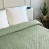 Přehoz přes postel Steppdecke Parla 3D zelený 180x220 cm Náhled obrázku produktu 2