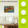 ARTland Leinwandbild Die roten Pferde (Weidende Pferde IV.) Produktbild-Vorschau 2