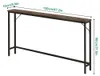 Slanke console tafel voor de hal - Compacte displaytafel in Productafbeelding-voorbeeld 3
