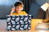 MuchoWow® Laptop Aufkleber Sticker Cover Mädchen - Einhorn Produktbild-Vorschau 3
