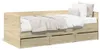 Letto da giorno con cassetti in rovere Sonoma 100x200 cm Anteprima dell’immagine prodotto 3