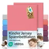 2er Set Jersey Spannbettlaken 80x160cm - 80x180cm - 100% Produktbild-Vorschau 1