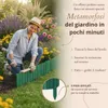 Floranica Bordura per Giardino in legno 10 x 200 cm Verde Anteprima dell’immagine prodotto 5