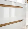 Badezimmer Komplettset in Hochglanz weiß mit Wotan Eiche Produktbild-Vorschau 4