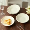 Teller set 4Stück Ø22 cm Keramik Speiseteller Suppenteller Produktbild-Vorschau 3