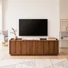 Calicosy - Mobile TV a 3 ante effetto noce con bordo Anteprima dell’immagine prodotto 2