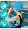 Badekappe, Silikon Schwimmhaube, Schwimmkappe für Damen Produktbild-Vorschau 2