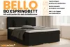 BOXBETT BELLO 180x200 in Velour Schwarz H4 Produktbild-Vorschau 4