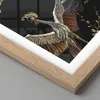 Gerahmtes Poster - Rahmen in heller Eiche - Asiatisch Vögel Produktbild-Vorschau 2