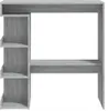 vidaXL Barový stůl s policí Grey Sonoma 100x50x101,5 cm Náhled obrázku produktu 5