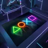 Gamingteppich rutschfest im speziellen Geometrischen Muster Produktbild-Vorschau 1